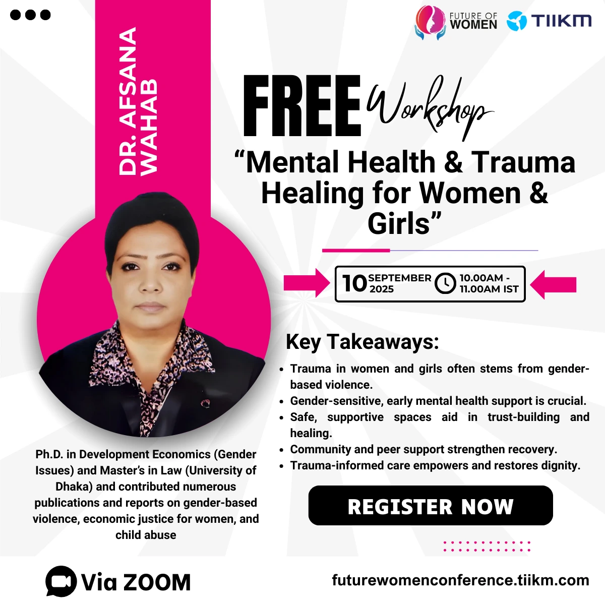 Mental Health & Trauma Healing for Women & Girls